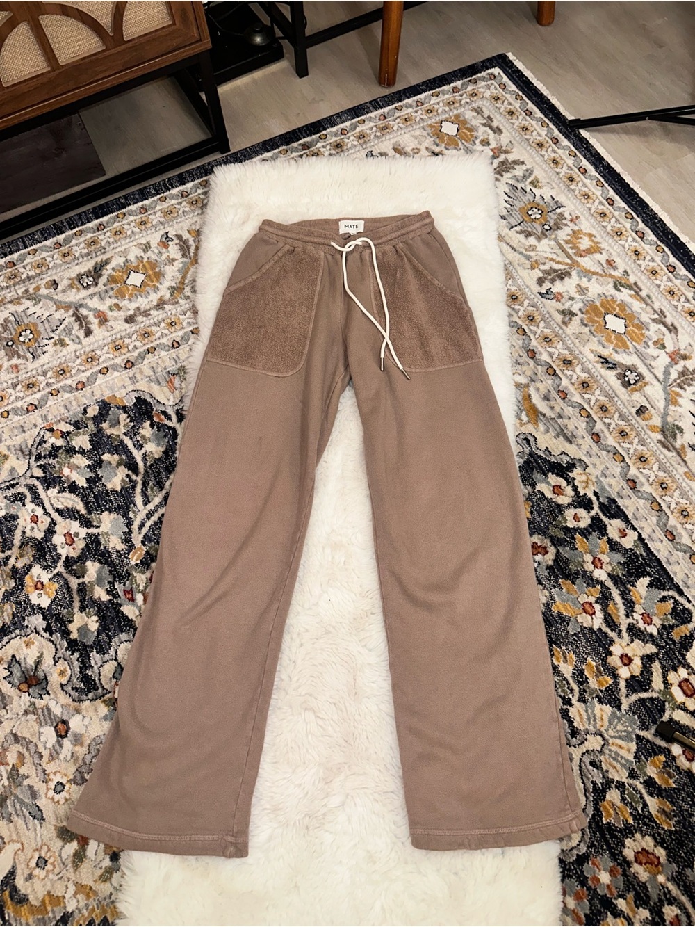 MATE the Label Taupe Fleece-Lined Men’s Joggers